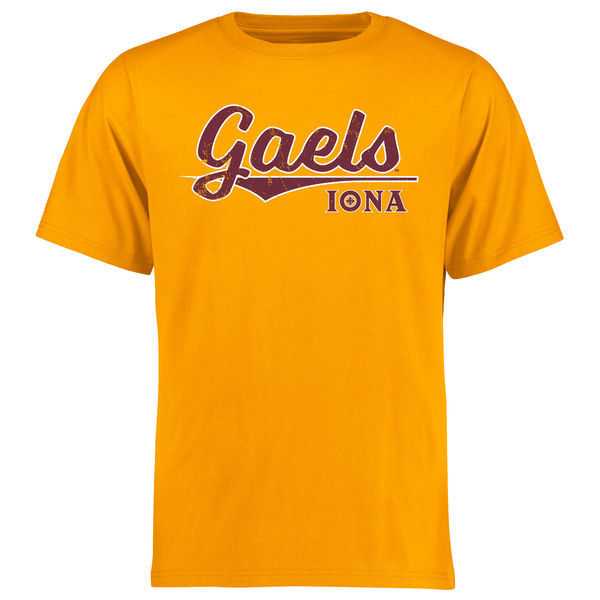 Iona College Gaels American Classic WEM T-Shirt - Gold,We sell and wholesale Iona College Gaels American Classic WEM T-Shirt - Gold on line form chian!